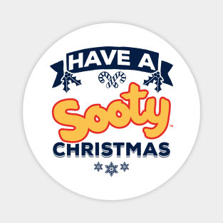 Sooty Christmas Have A Sooty Christmas Blue Banner Magnet